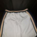 Nike vtg Golden State Warriors Shorts Mens XL 75 White Basketball Mesh Elastic