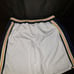 Nike vtg Golden State Warriors Shorts Mens XL 75 White Basketball Mesh Elastic