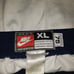 Nike vtg Golden State Warriors Shorts Mens XL 75 White Basketball Mesh Elastic
