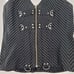Dead Threads Women's Medium Goth Punk Grunge Halter Vest Corset Stripes Y2K