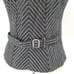 Dead Threads Women's Medium Goth Punk Grunge Halter Vest Corset Stripes Y2K