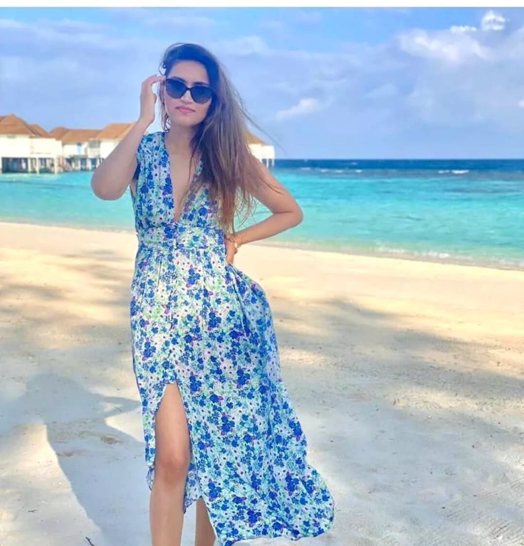 NWT ZARA floral midi dress slit