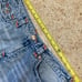NEW 32 Riley Short Mid Rise Bermuda True Religion Blue Denim Capri Jeans