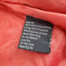 NOS - Made By Johnny MBJ Women's SM Faux Leather RED Zip Up Moto Biker Jacket
