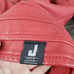 NOS - Made By Johnny MBJ Women's SM Faux Leather RED Zip Up Moto Biker Jacket