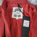 NOS - Made By Johnny MBJ Women's SM Faux Leather RED Zip Up Moto Biker Jacket