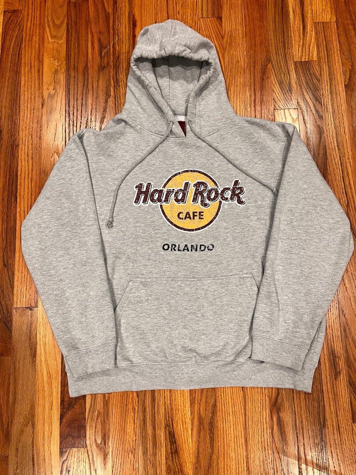 Women's Hard Rock Cafe, XL Grey Hoodie. Pre-own 80% Cotton and 20% Polyester