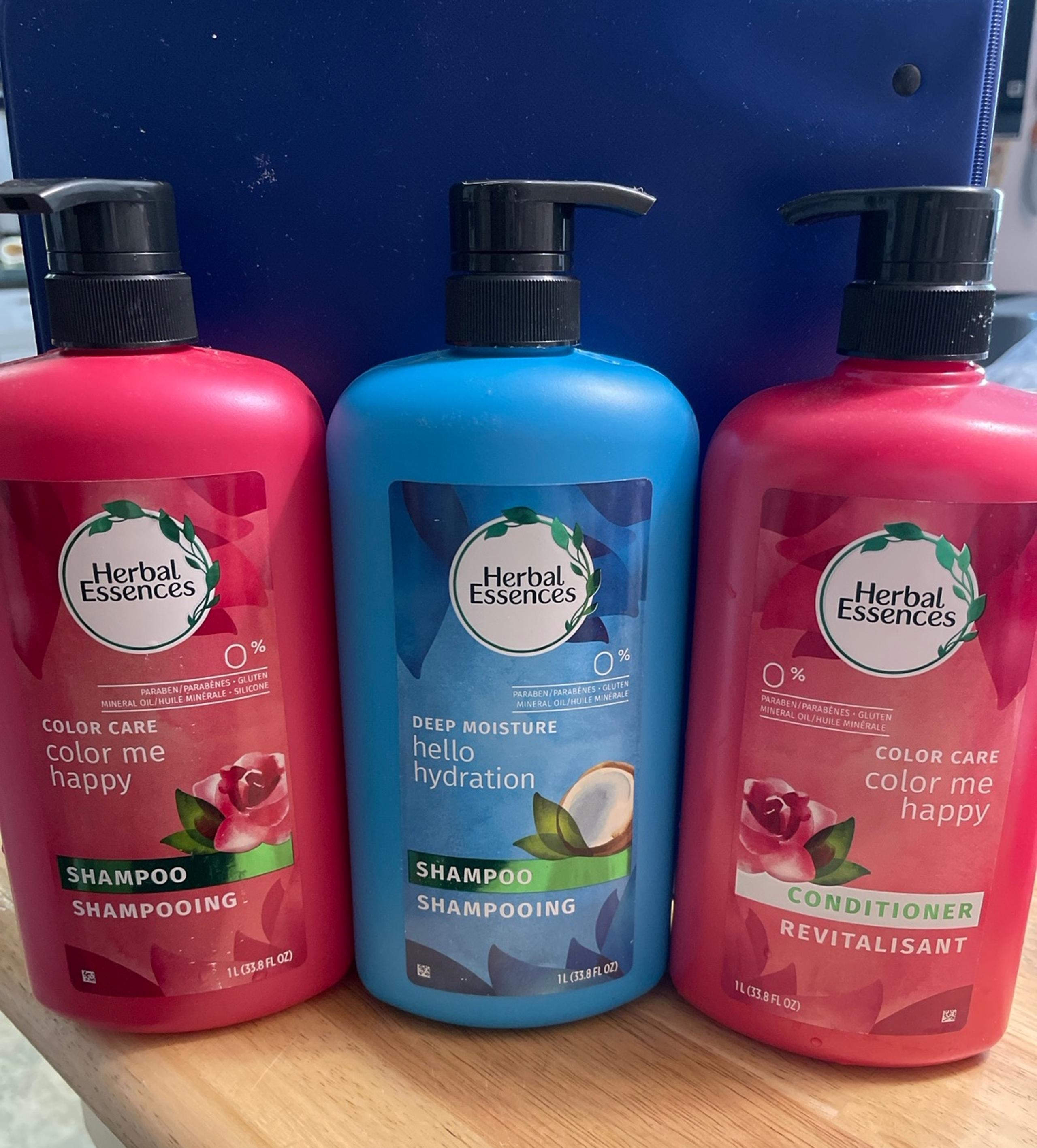 Set of Herbal Essences Shampoos and Conditioner