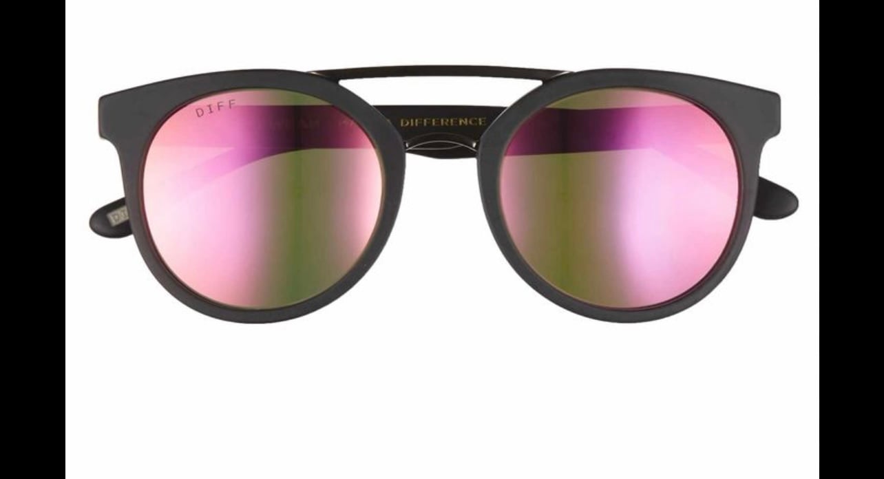 Diff Eyewear Mirrored Astro Polarized Sunglasses