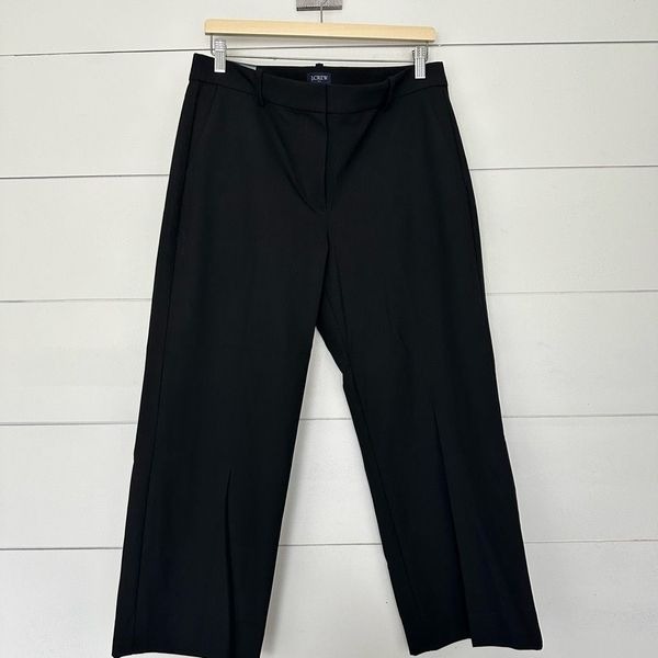 J. Crew Women’s 12 Black Kristyn Pants New NWT Chino