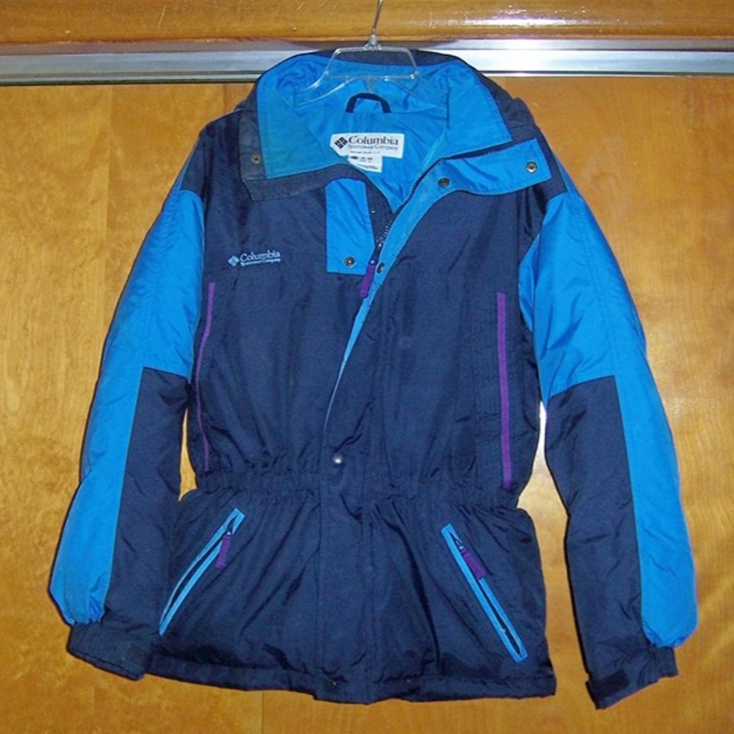 Columbia Vintage 90s Girls Puffer Ski Jacket Winter Coat Youth Size 18 20 XXL