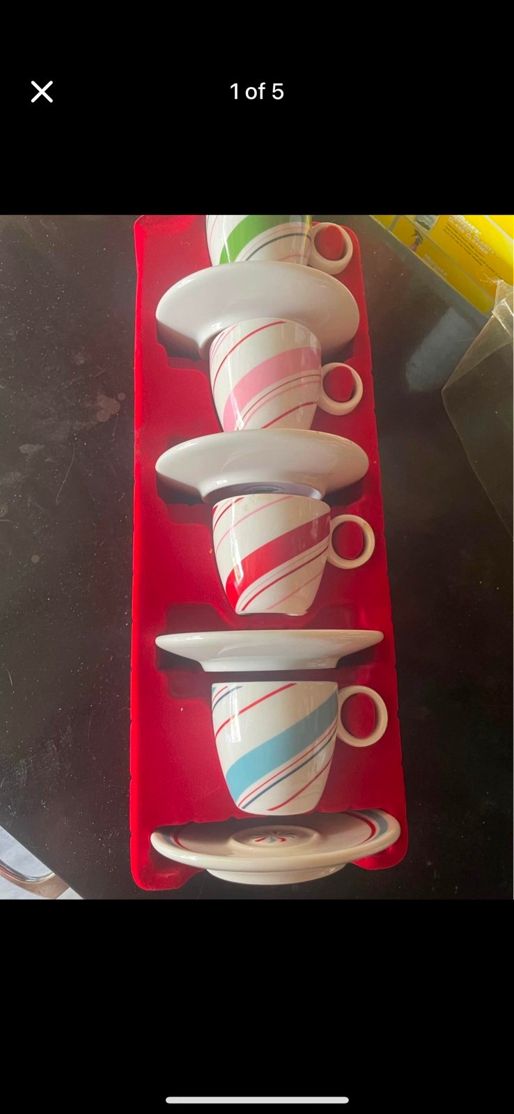 Vintage Starbucks tea and saucher set