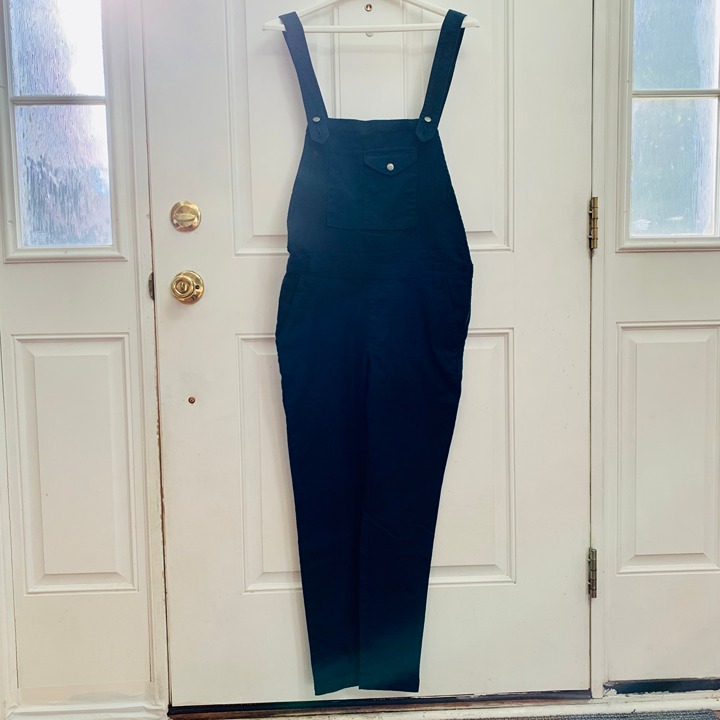 CHASER LONG PANTS SOFT OVERALLS NAVY SZ SMALL