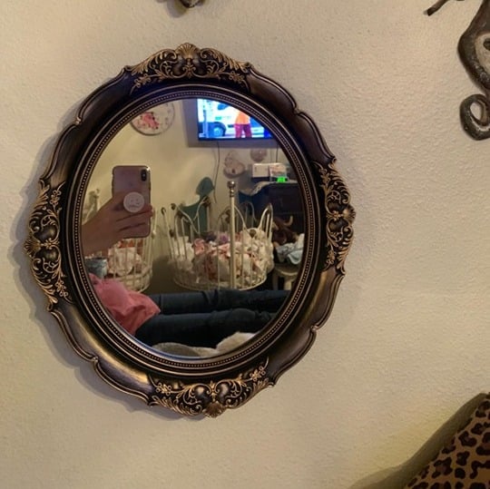 13.1 x 14.8 inchs Decorative Wall Mirror, Vintage Hanging Mirrors for Bedroom