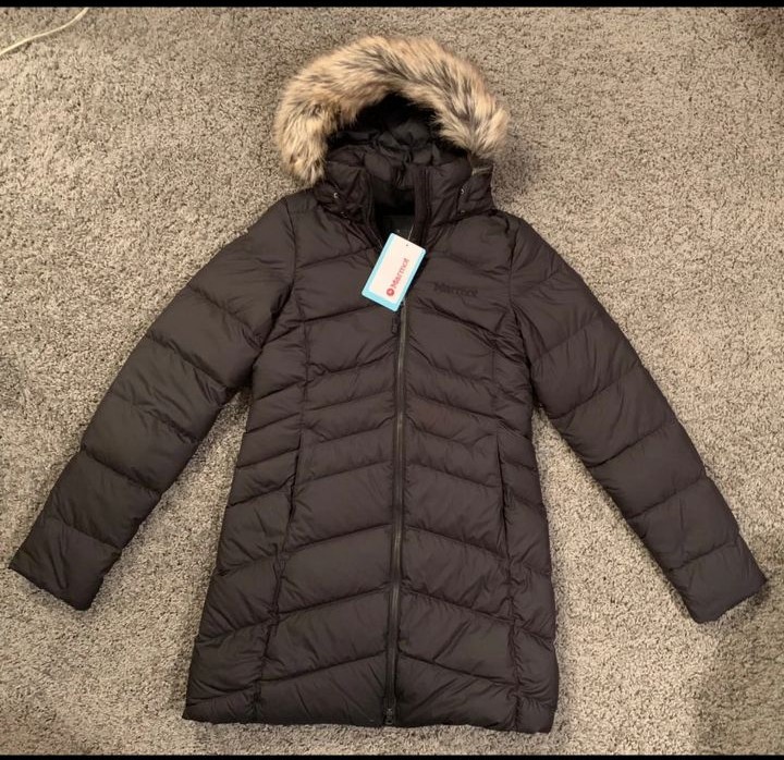 New Marmot Montreal Women's Knee-Length Down Puffer Coat, Fill Power 700 - Size