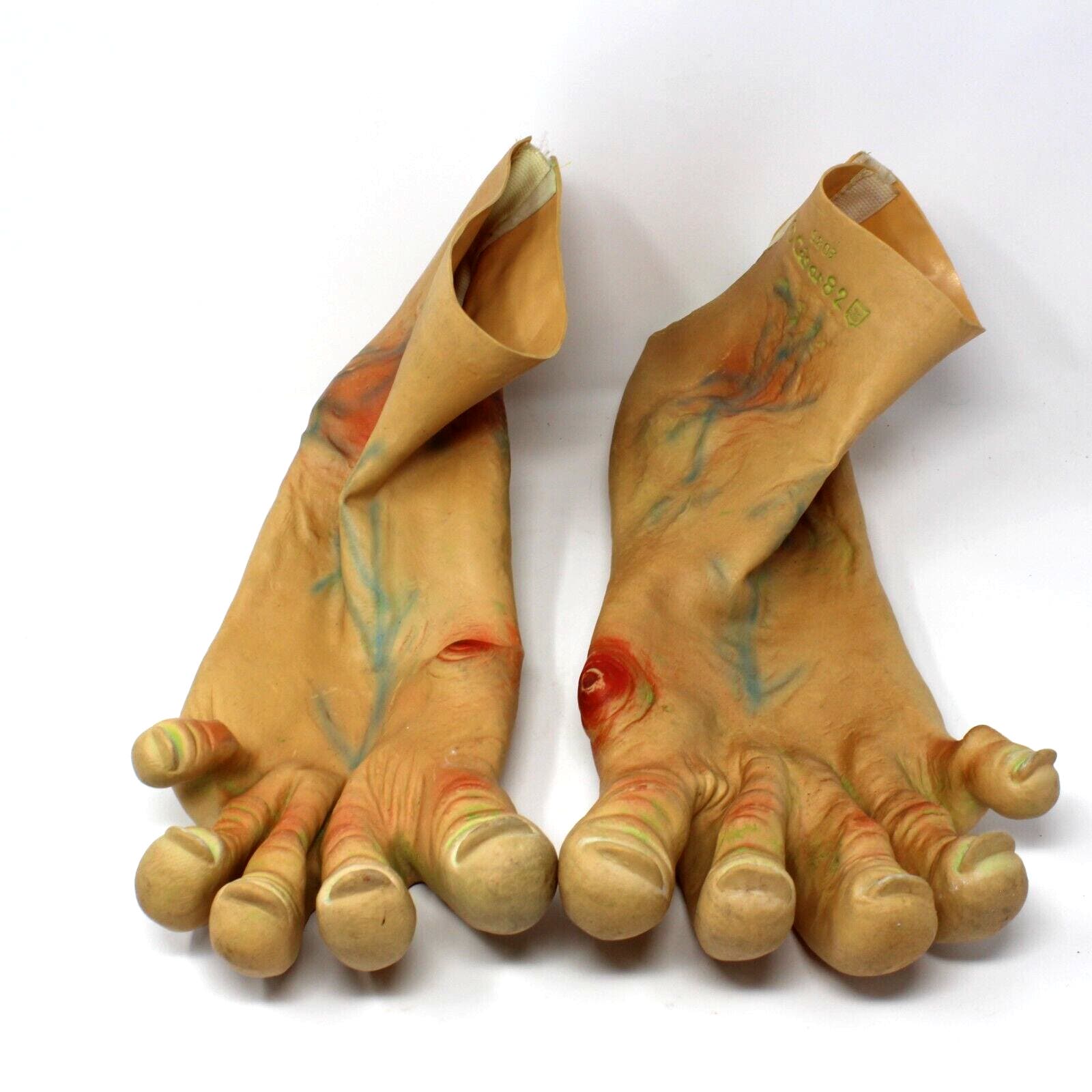 Vintage Collectible Masks Cesar 82. Jumbo Ugly Feet 5207 Costume Damaged Back
