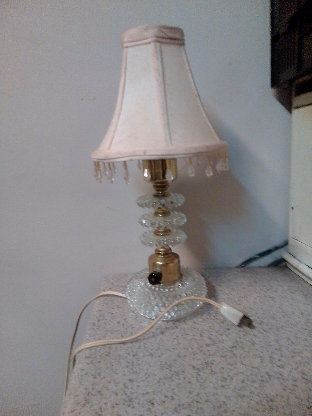 Vintage Crystal night lamp