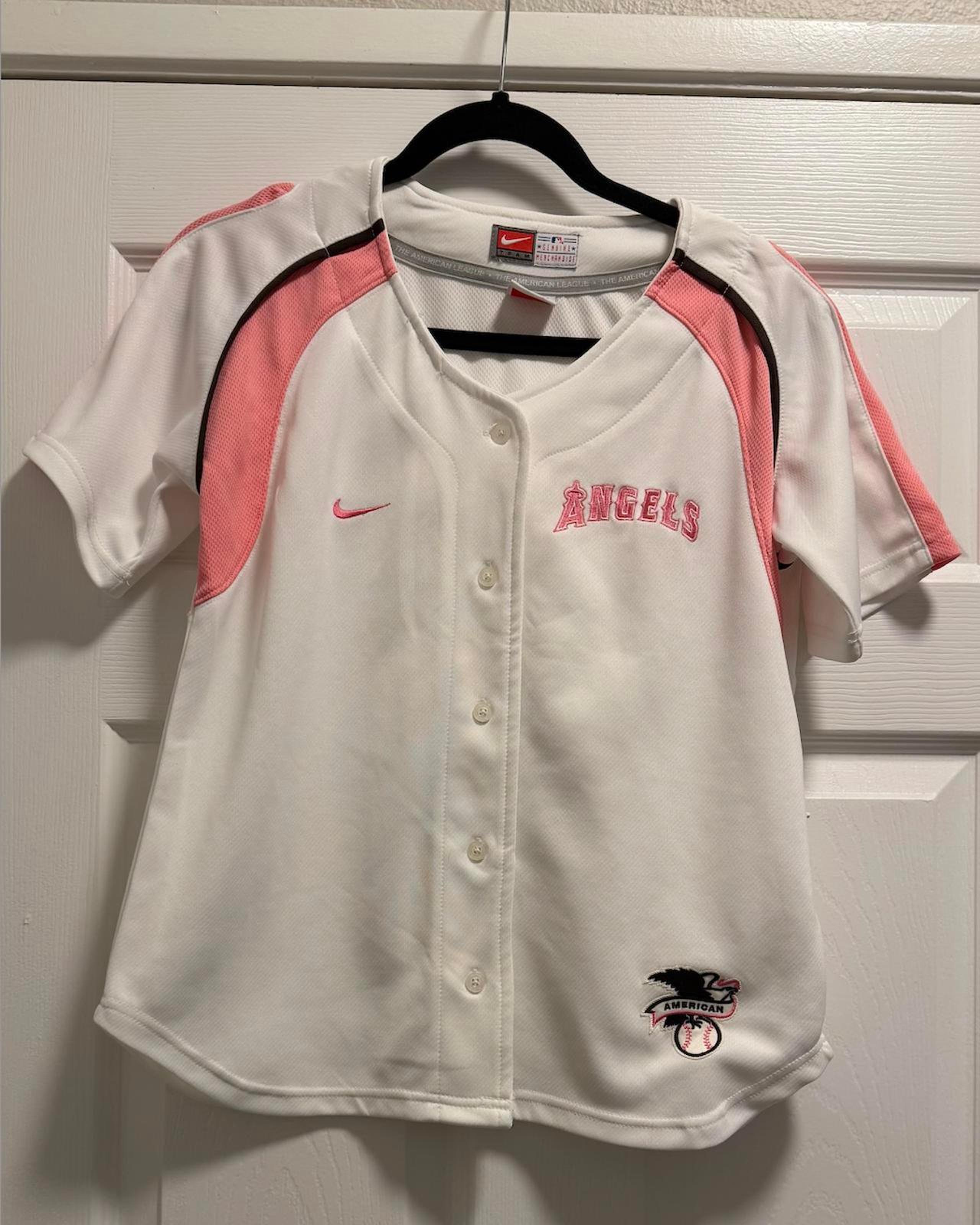 Nike Angels Pink Jersey Womens M - MLB Genuine Gear