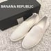 BANANA REPUBLIC Slip-on White 22cm Brand New with Box Unused