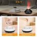 Cute Fire Flame Aroma Diffuser, Essential Oil, Air Humidifier, LED Aromatherapy