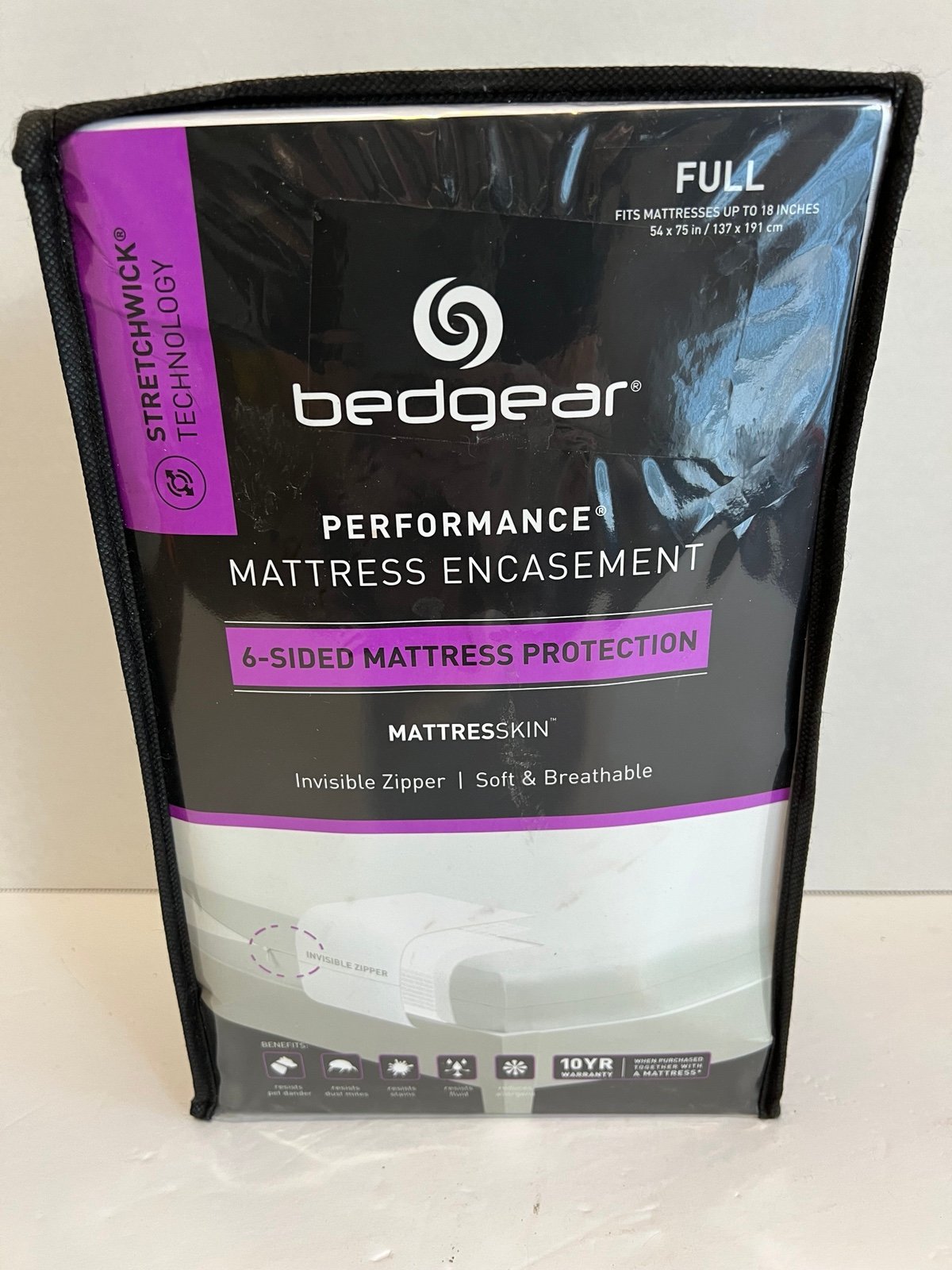Bedgear Performance Mattress Encasement Full New