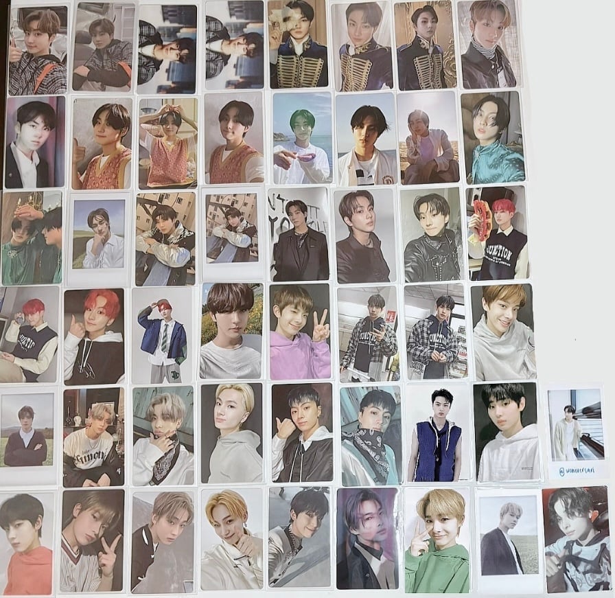 ATEEZ hongjoong winter md snowman factory photo set