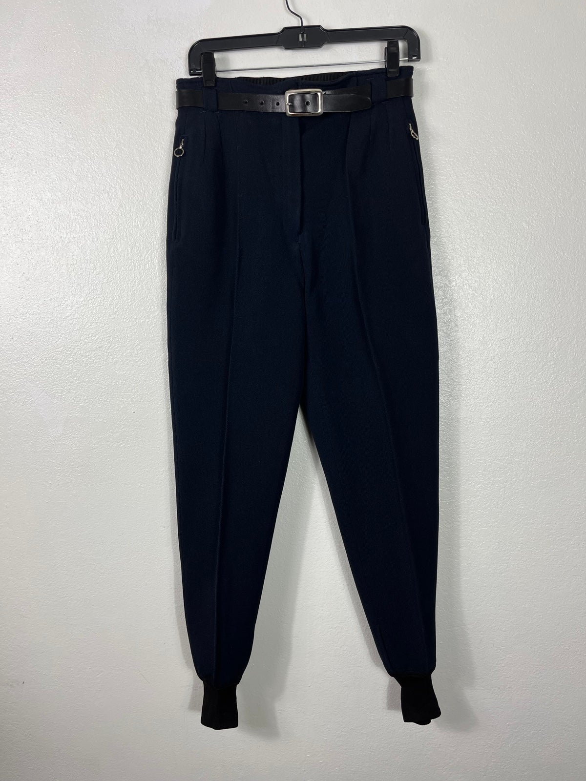 Post Card Made In Italy Ski/snow Pants USA 10 Belted Embroidered