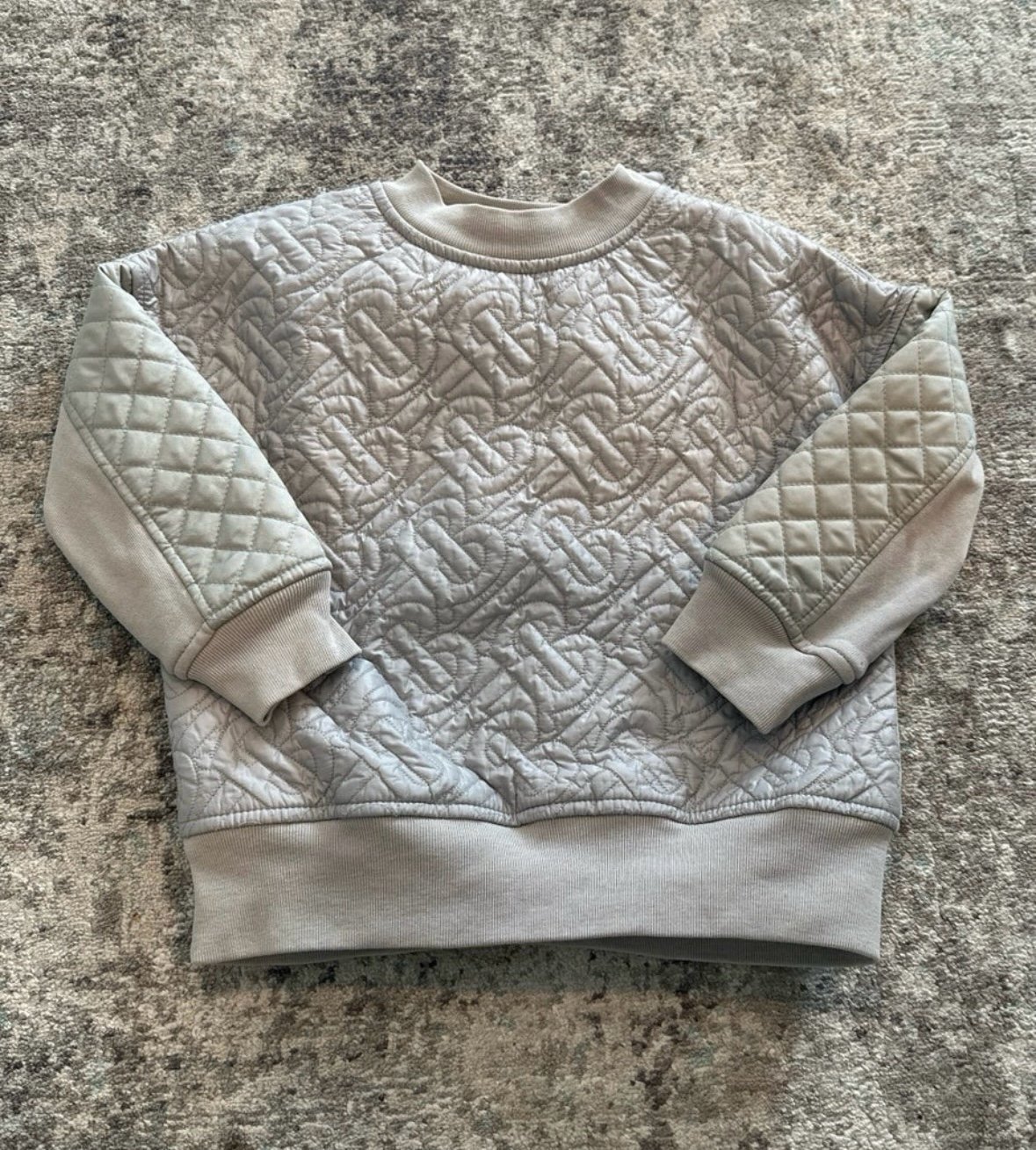 BURBERRY Boys Timothie Logo Top-padded Sweatshirt