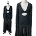 Free People Chasin' Spring Maxi Dress Black NEW Witchy Western Bohemian Small