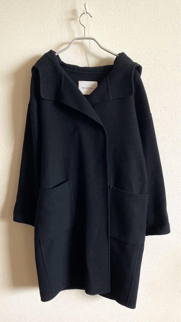 Spick & Span Double-Faced Hooded Coat