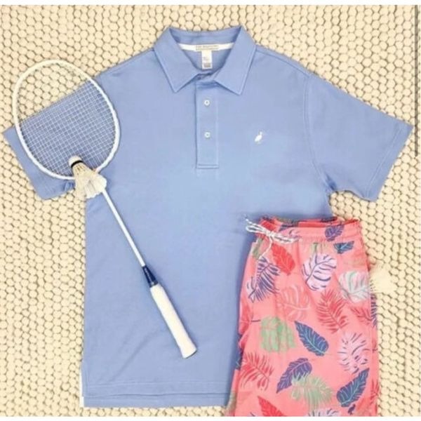 NWT The Beaufort Bonnet Company Croquet party polo , 80 XL