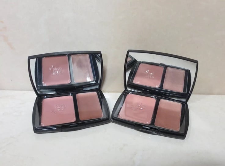 2X LANCOME BLUSH SUBTIL DUO SHEER AMOUROSE / MAUVE MYSTERE FULL SIZE