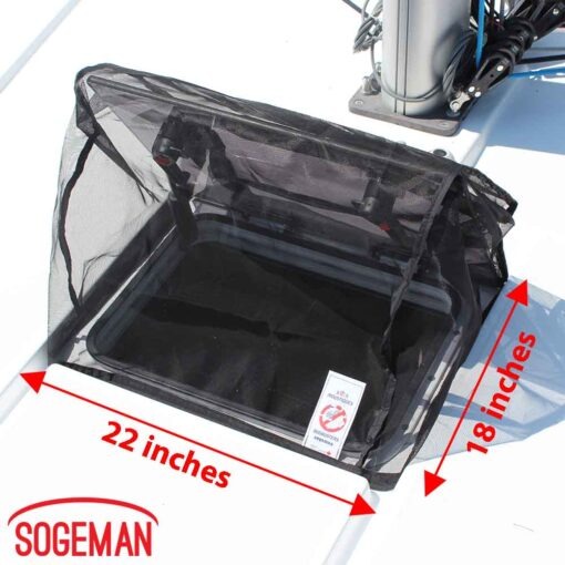 Sogeman Bugbusters boat hatch screen