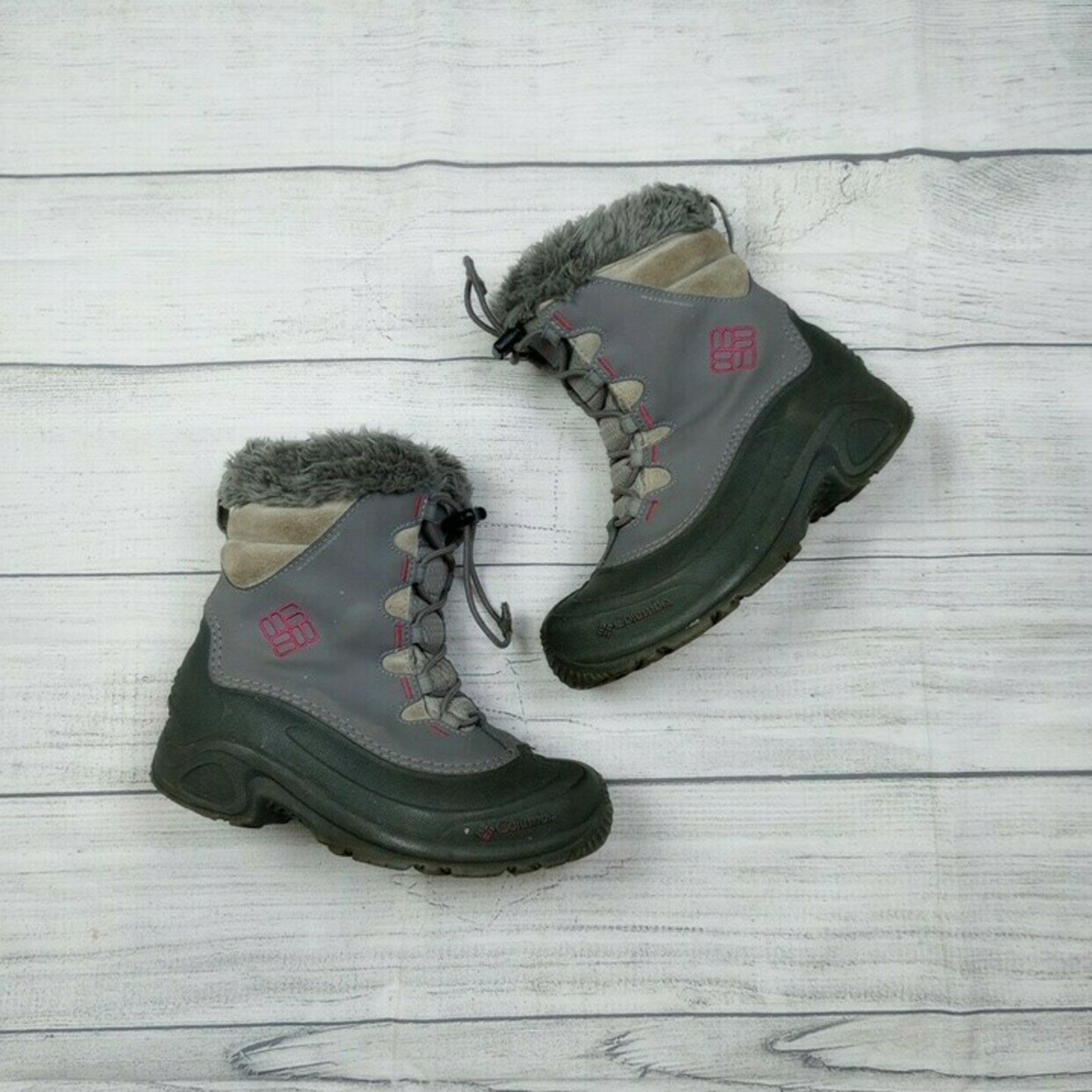 2 Columbia Bugaboot Sherpa Lined Snow Boots