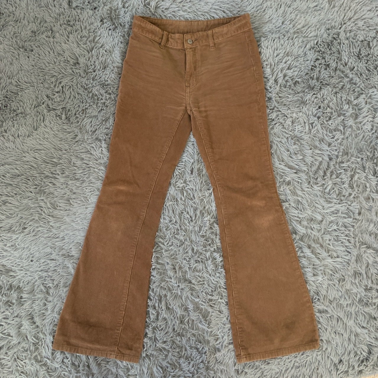 brandy melville john galt brown corduroy flared pants!