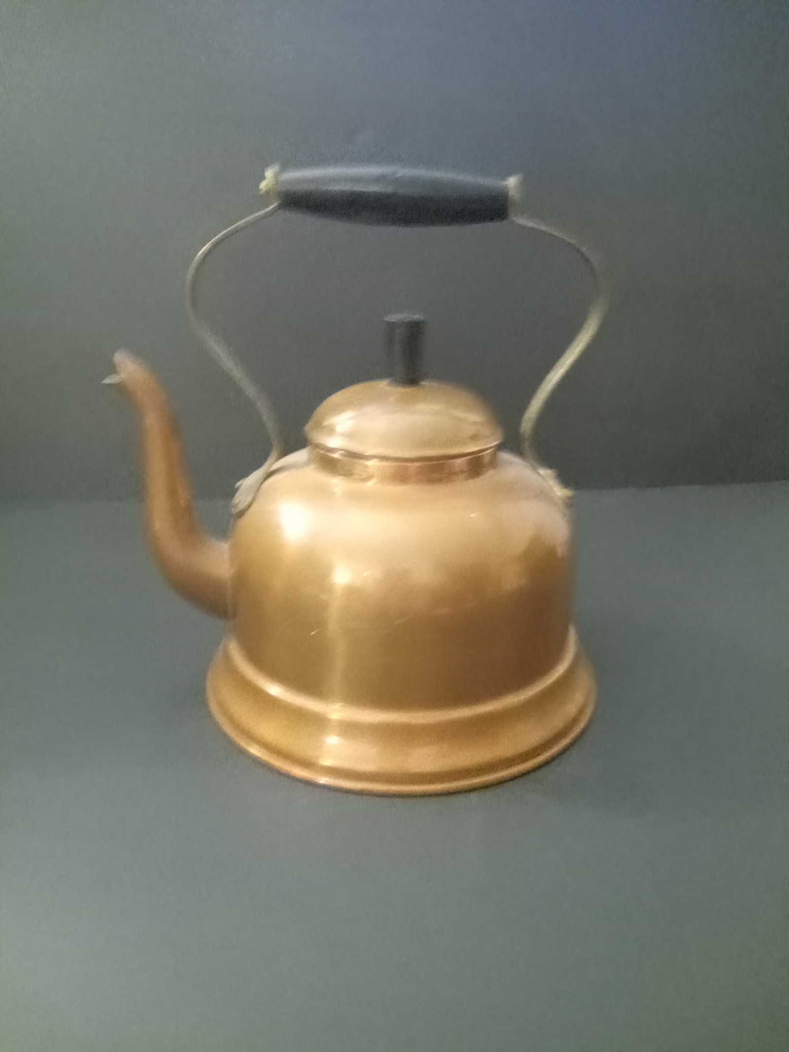 Vintage Copral Made in Portugal Copper Teapot