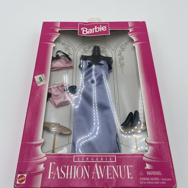Vintage Barbie Fashion Avenue Lingerie Clothing Dress Shoes 1995 NEW NOS