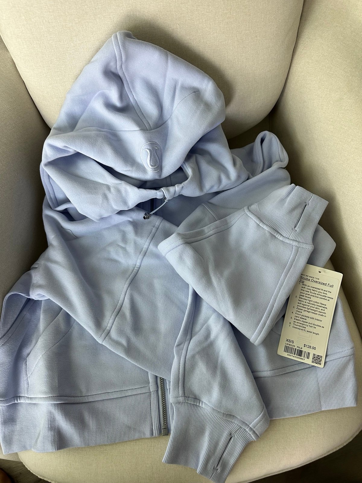 Lululemon Athletica Scuba Oversized Full Zip