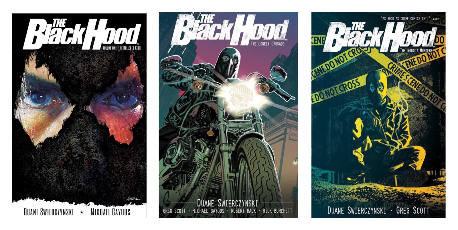 The Black Hood - Volume 1. 2. & 3 Graphic Novels - NEW