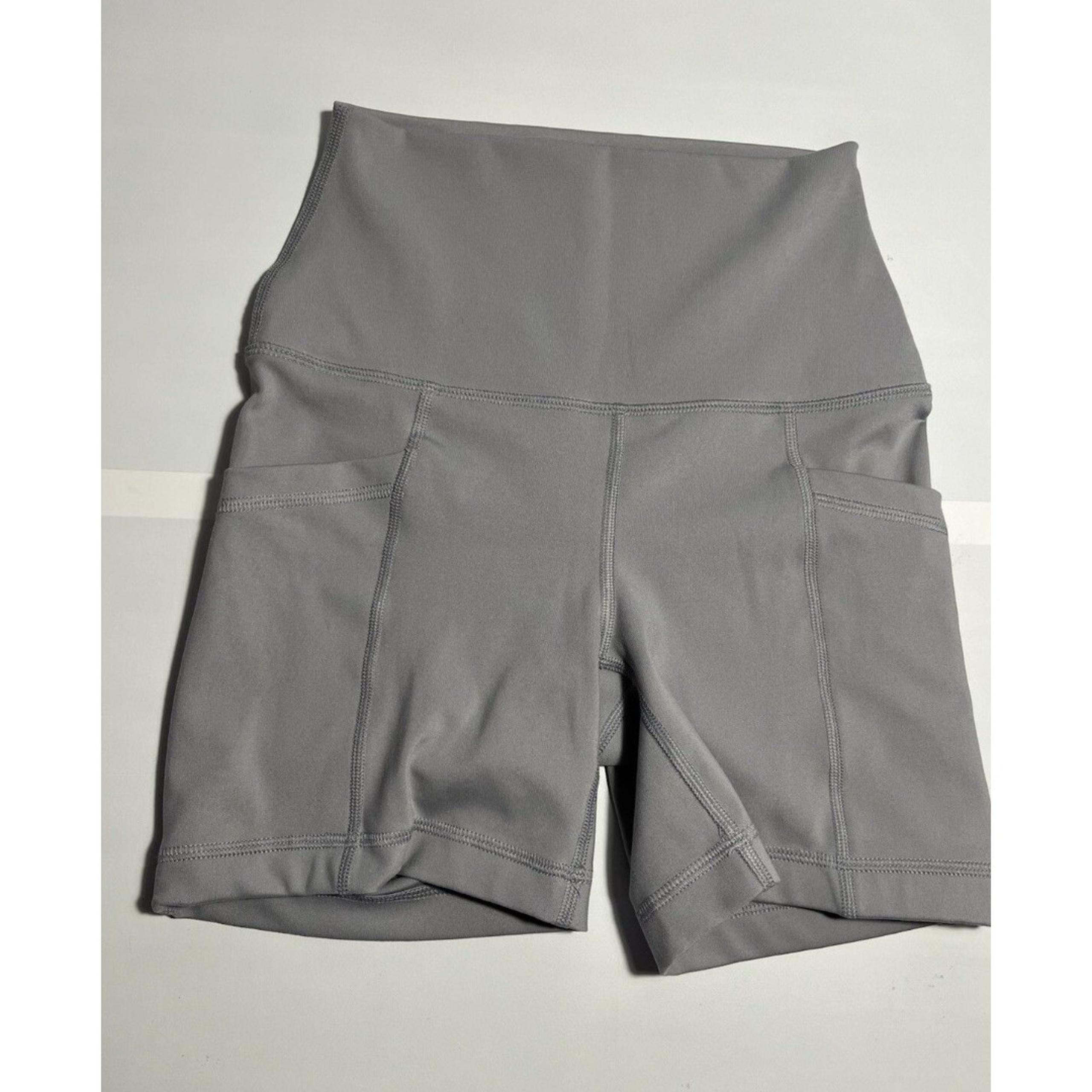 Yogalicious Lux Activewear Shorts Women’s Gray Size XS Yoga Bike 5”