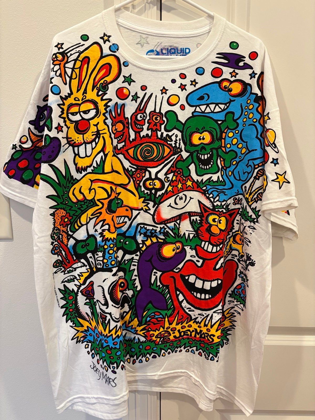 SIGNED Joey Mars x Liquid Blue Zidzoii Double Sided AOP Shirt - 2XL