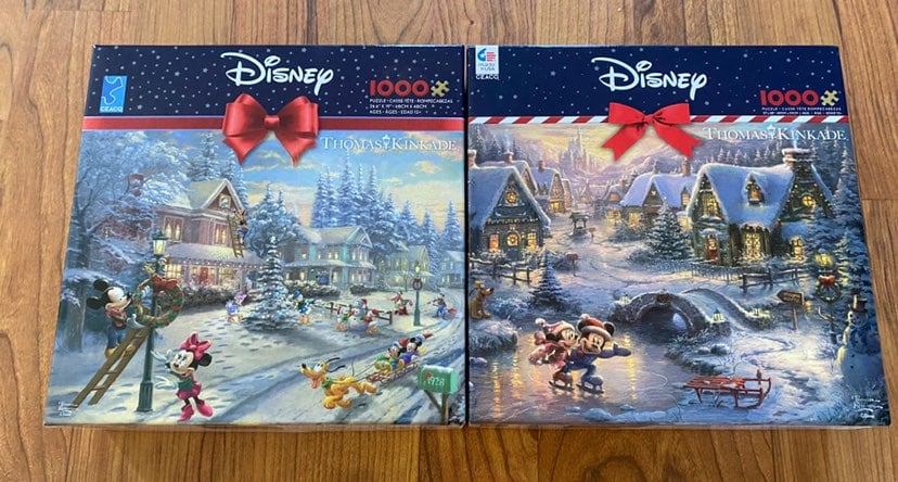 Two Thomas Kinkade Disney Puzzle