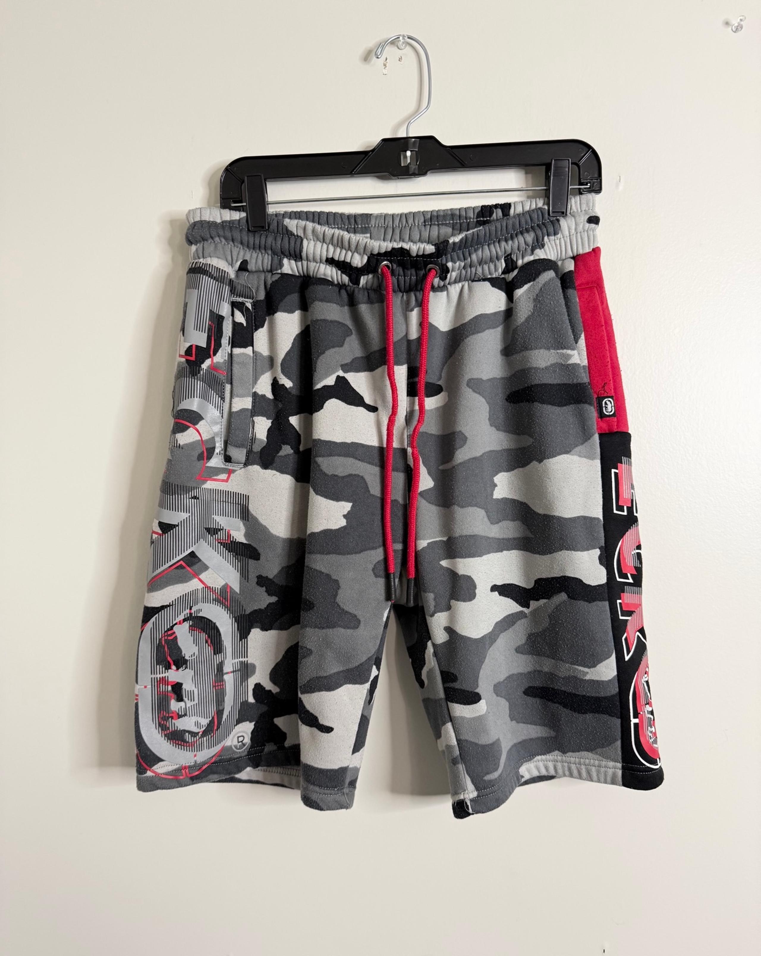 Vintage Ecko Unltd Men Active Shorts Camo Small Grunge All over print Y2K