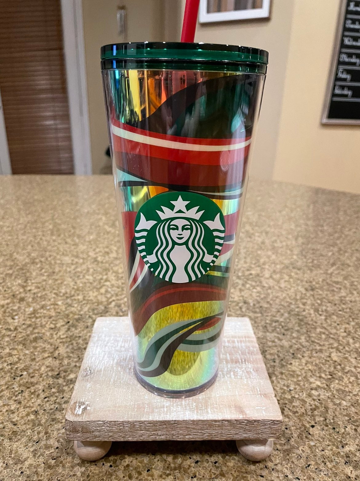 Starbucks Red Green Swirl Holiday