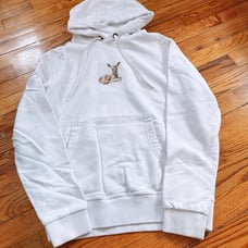 Burberry deer print oversized hoodie women xs