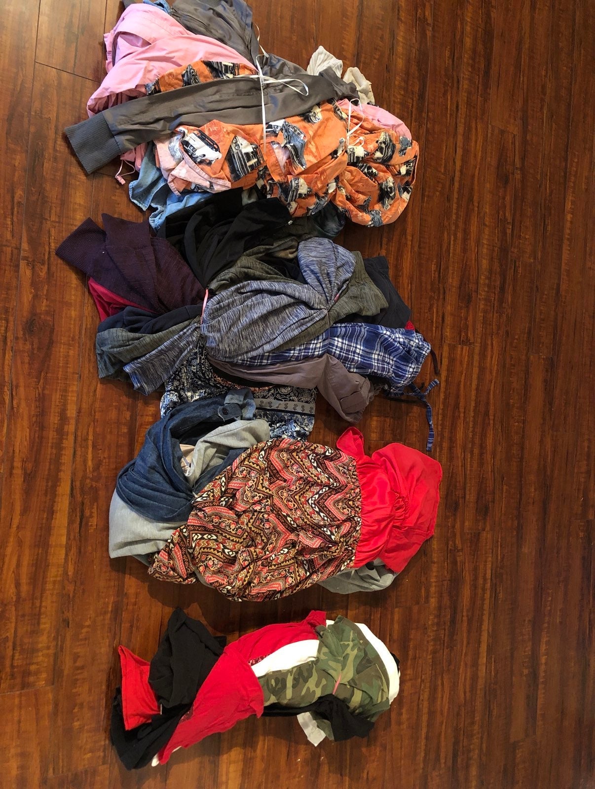 bundle of women clothes