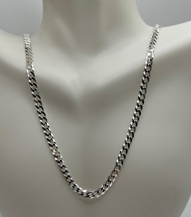 18 Miami Cuban Curb Chain - 925 Italy - Mens/Ladies/Unisex