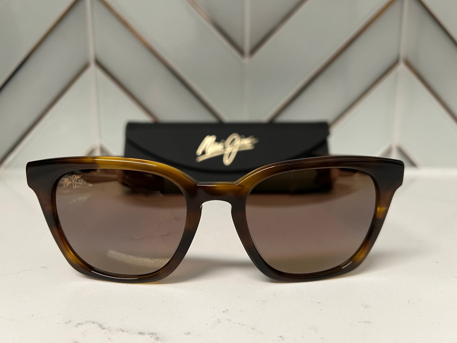 MAUI JIM Shave Ice Brown Tortoise Polarized Sunglasses MJ533-10
