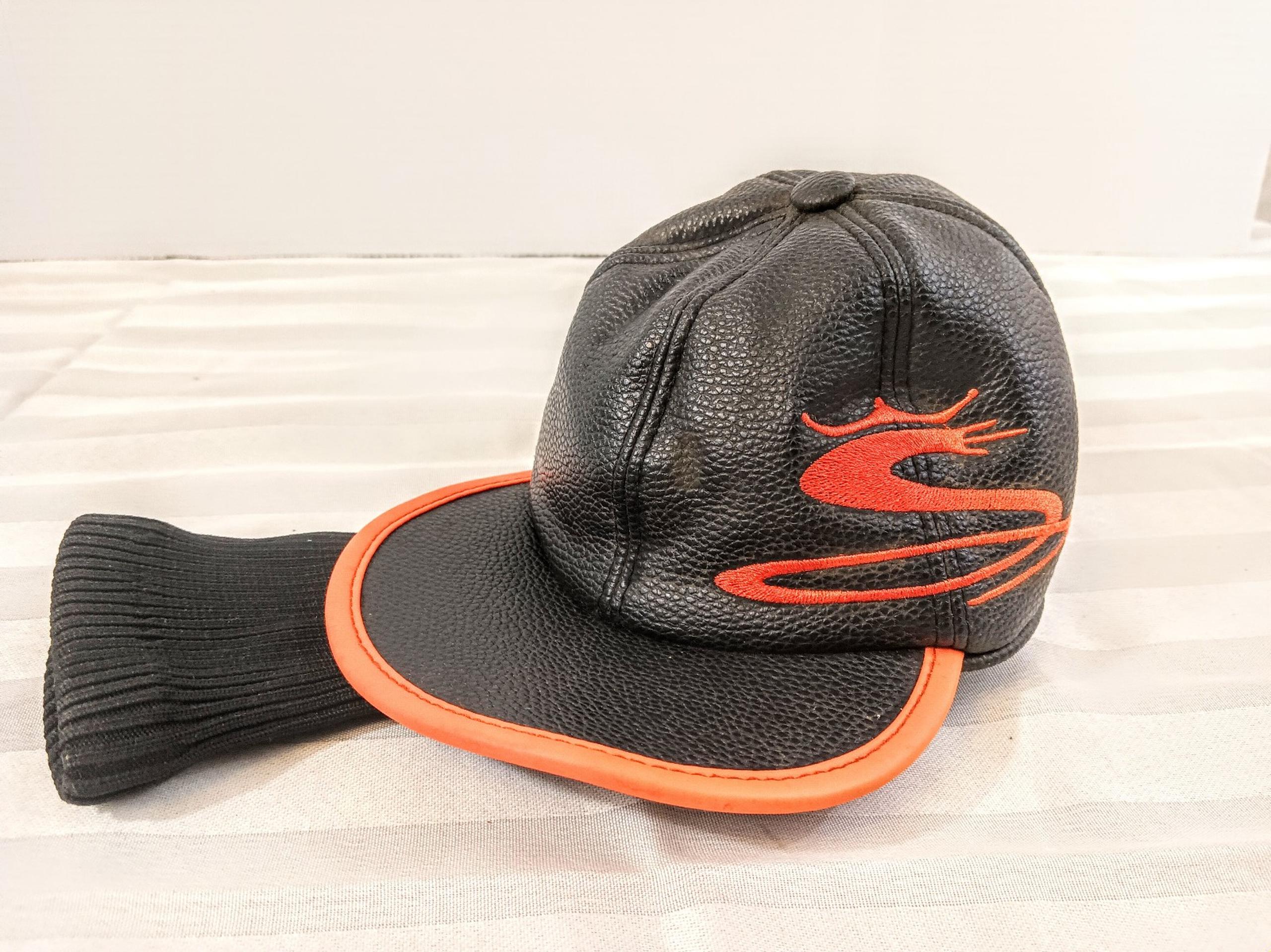 Cobra King Jr Golf Club Driver Head Cover Cap Hat Black/Orange Rickey Fowler
