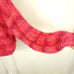 Free People Womens Small Pink Fuzzy Knit V Neck Long Puff Sleeve Popover Sweater